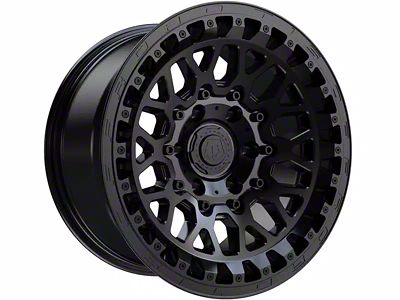 TIS 555SB Satin Black 6-Lug Wheel; 17x9; -12mm Offset (15-20 Yukon)