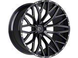 TIS 566 Gloss Black Milled 6-Lug Wheel; 20x10; -24mm Offset (15-20 Yukon)