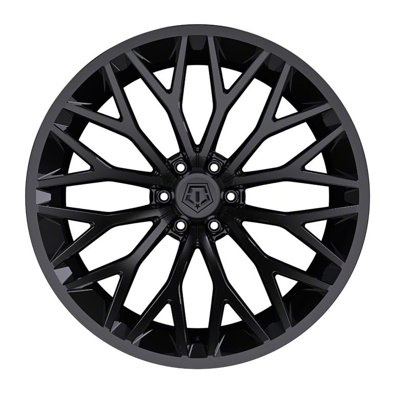 ダッジラム F250/350 DIXCEL 191 0655 TIS F-250 Super Duty 566 Gloss Black 8-Lug Wheel; 22x12; -44mm
