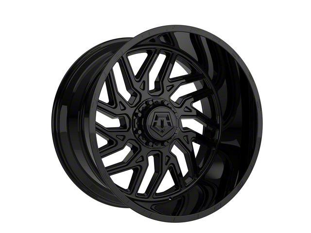 25mm Offset Rims TIS F-250 Super Duty 544GB Gloss Black Milled 8-Lug Wheel; 20x10; -25mm ...