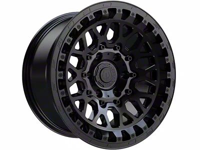 TIS 555SB Satin Black 6-Lug Wheel; 17x9; -12mm Offset (24-25 Ranger)