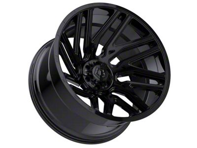 TIS 554 Gloss Black 8-Lug Wheel; 22x10; -19mm Offset (99-07 F-250 Super Duty)