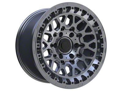 TIS 555A Satin Anthracite 6-Lug Wheel; 17x9; -12mm Offset (99-06 Silverado 1500)