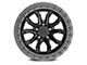 TIS 556BA Satin Black with Satin Anthracite Bead Ring 6-Lug Wheel; 20x9; 20mm Offset (99-06 Silverado 1500)