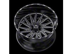 TIS 547 Gloss Black Milled 6-Lug Wheel; 20x9; 18mm Offset (23-26 Canyon)