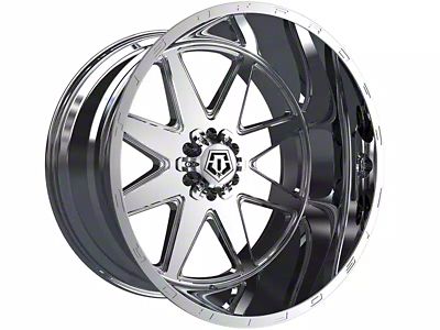 TIS 551P Polished 6-Lug Wheel; 22x12; -44mm Offset (23-25 Canyon)
