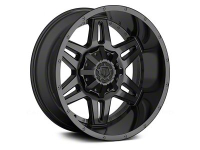 TIS 538B Satin Black 6-Lug Wheel; 17x9; -12mm Offset (23-24 Colorado)