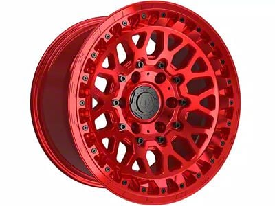 TIS 555MRT Gloss Red 6-Lug Wheel; 17x9; -12mm Offset (23-24 Colorado)