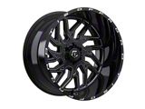 TIS 544 Gloss Black Milled 5-Lug Wheel; 20x10; -20mm Offset (05-11 Dakota)