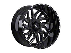 TIS 544 Gloss Black Milled 5-Lug Wheel; 22x12; -44mm Offset (05-11 Dakota)