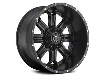 TIS 535B Satin Black 6-Lug Wheel; 18x9; -12mm Offset (21-25 F-150)