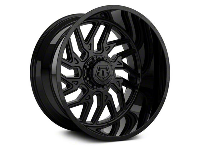 TIS 544GB Gloss Black 6-Lug Wheel; 22x12; -44mm Offset (21-24 F-150)