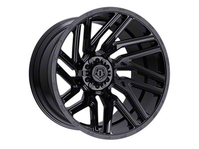 TIS 554 Gloss Black 6-Lug Wheel; 20x10; -19mm Offset (21-25 F-150)