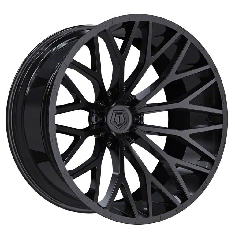 TIS F-250 Super Duty 566 Gloss Black 8-Lug Wheel; 22x12; -44mm