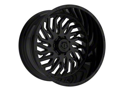TIS 561B Gloss Black 8-Lug Wheel; 24x14; -76mm Offset (17-22 F-350 Super Duty SRW)