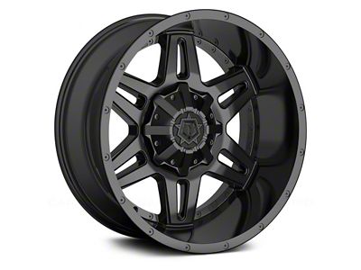 TIS 538B Satin Black 6-Lug Wheel; 18x9; -12mm Offset (19-25 RAM 1500)