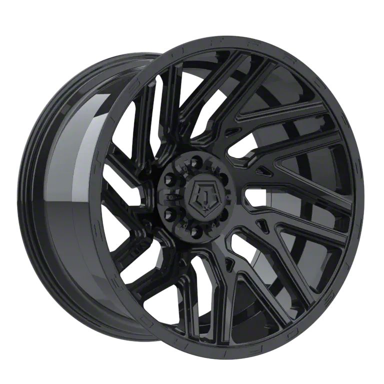 TIS RAM 2500 554 Gloss Black 8-Lug Wheel; 20x10; -19mm Offset