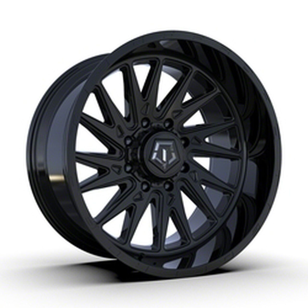 TIS RAM 3500 547B Gloss Black 8-Lug Wheel; 20x12; -44mm Offset