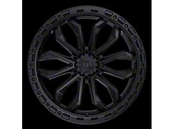 TIS 556 Satin Black with Satin Black Ring 6-Lug Wheel; 17x9; 25mm Offset (24-26 Ranger)