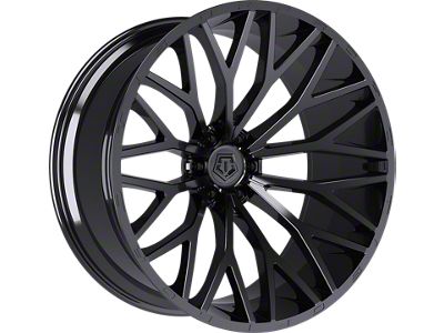 TIS 566 Gloss Black 6-Lug Wheel; 20x10; -24mm Offset (19-26 Silverado 1500)