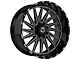 TIS 547B Gloss Black Milled 8-Lug Wheel; 22x12; -44mm Offset (07-10 Silverado 2500 HD)