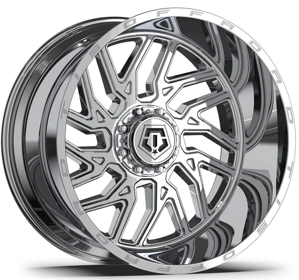 TIS Silverado 3500 544BM Chrome 8-Lug Wheel; 20x12; -44mm