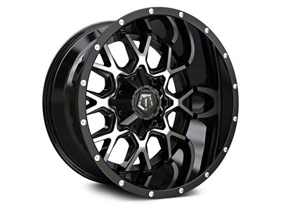 TIS 549MB Gloss Black Machined 6-Lug Wheel; 20x10; -19mm Offset (21-25 Tahoe)