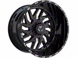 TIS 544BM Gloss Black Milled 6-Lug Wheel; 20x12; -44mm Offset (21-26 Yukon)