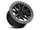 TIS 556BA Satin Black with Satin Anthracite Bead Ring 6-Lug Wheel; 20x9; 20mm Offset (21-24 Yukon)