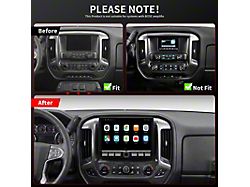 Top Display by Navos 10.20-Inch QLED Radio Upgrade with 8-Core CPU; 4GB RAM; 64 GB ROM (14-18 Sierra 1500)