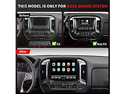 Top Display by Navos 10.20-Inch QLED Radio Upgrade with 8-Core CPU; 4GB RAM; 64 GB ROM (14-18 Sierra 1500)