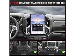 Top Display by Navos 15.60-Inch QLED Radio Upgrade with 8-Core CPU; 2GB RAM; 32 GB ROM (19-22 Sierra 1500)