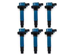 Top Street Performance Coil on Plug Ignition Coils; Blue (11-17 3.5L EcoBoost, 3.7L F-150)