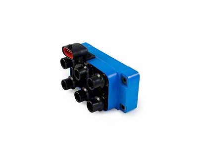 Top Street Performance EDIS Ignition Coil with Vertical Connector; Blue (98-00 4.2L F-150)