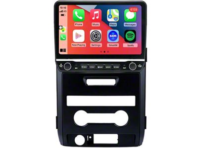 TopDisplay 10.10-Inch QLED Radio Upgrade with 8-Core CPU; 2GB RAM; 32 GB ROM (09-12 F-150 w/ Manual A/C)