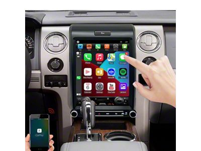 TopDisplay 12.10-Inch QLED Radio Upgrade with 8-Core CPU; 4GB RAM; 64GB ROM (13-14 F-150)