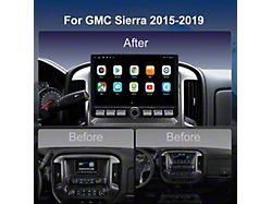 Top Display by Navos 10.20-Inch QLED Radio Upgrade with 8-Core CPU; 4GB RAM; 64GB ROM (14-18 Sierra 1500)