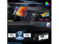 TopDisplay 6.80-Inch QLED Radio Upgrade with 8-Core CPU; 4GB RAM; 64GB ROM (99-02 Sierra 1500)