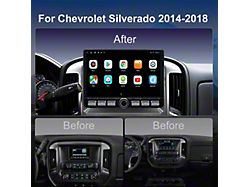 TopDisplay 10.20-Inch QLED Radio Upgrade with 8-Core CPU; 2GB RAM; 32 GB ROM (14-18 Silverado 1500)