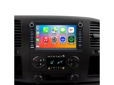 TopDisplay 7-Inch QLED Radio Upgrade with 8-Core CPU; 2GB RAM; 32GB ROM (07-13 Silverado 1500)