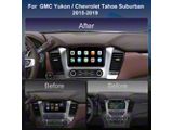 Top Display by Navos 10.20-Inch QLED Radio Upgrade with 8-Core CPU; 4GB RAM; 64GB ROM (15-20 Tahoe w/o Bose System)