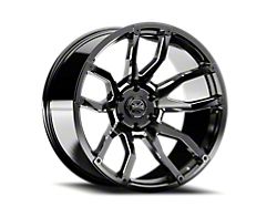 Torque Wheels TW403C Impact Gloss Black Milled 6-Lug Wheel; 20x9; -12mm Offset (07-13 Sierra 1500)
