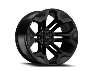 Torque Wheels TW405C Pulse Satin Black 8-Lug Wheel; 22x11; -25mm Offset (11-14 Sierra 2500 HD)