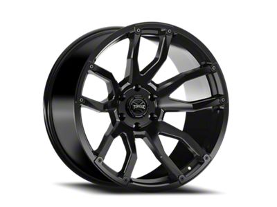 Torque Wheels TW403C Impact Satin Black 6-Lug Wheel; 22x11; -32mm Offset (07-13 Silverado 1500)