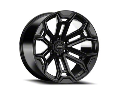 Torque Wheels TW415C Maverick Satin Black 6-Lug Wheel; 22x11; -32mm Offset (07-13 Silverado 1500)