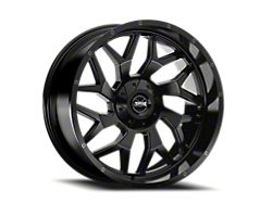 Torque Wheels TW427C Vortex Satin Black 6-Lug Wheel; 20x9; -12mm Offset (07-13 Silverado 1500)