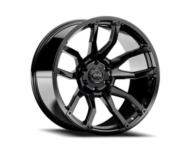 Torque Wheels TW403C Impact Gloss Black 8-Lug Wheel; 22x11; -25mm Offset (11-14 Silverado 2500 HD)