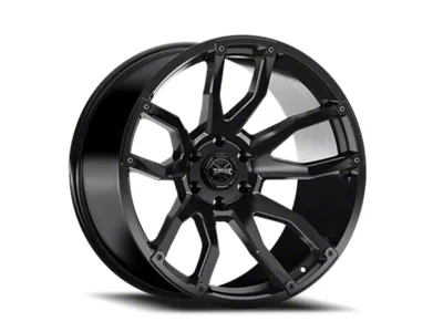 Torque Wheels TW403C Impact Satin Black 8-Lug Wheel; 22x11; -25mm Offset (08-10 F-250 Super Duty)