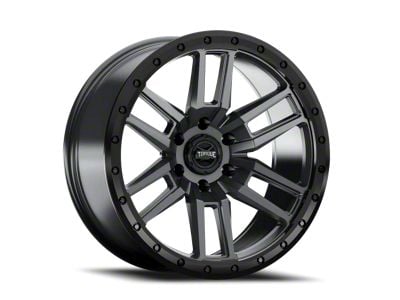 Torque Wheels TW411C Pritchett Anthracite with Black Lip 8-Lug Wheel; 20x9; 0mm Offset (08-10 F-250 Super Duty)