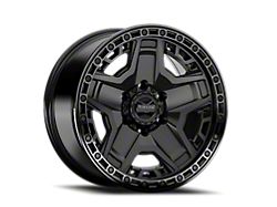 Torque Wheels TW448R Blackhawk Satin Black with Gloss Black Lip 6-Lug Wheel; 17x9; -12mm Offset (15-20 F-150)